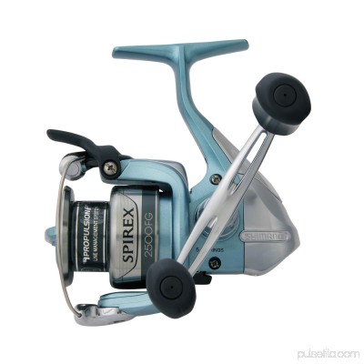 Shimano Spirex Front Drag Spinning Reel 4000 Reel Size, 5.7:1 Gear Ratio, 33 Retrieve Rate, 6 Bearings, Ambidextrous 564257543